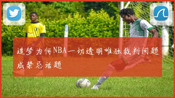 追梦为何NBA一切透明唯独裁判问题成禁忌话题